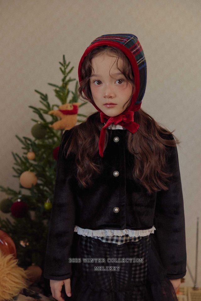 [PRE-ORDER] Christmas Check Bonnet