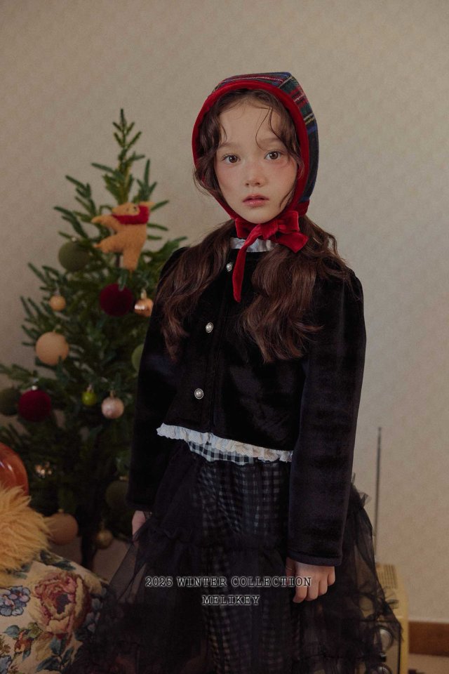 [PRE-ORDER] Christmas Check Bonnet