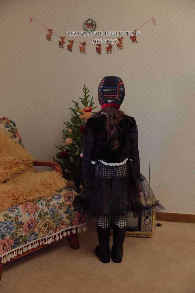 [PRE-ORDER] Christmas Check Bonnet