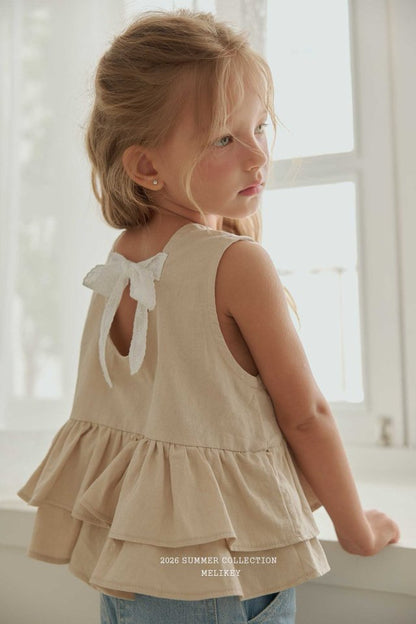 [PRE-ORDER] Ribbon Can Can Blouse