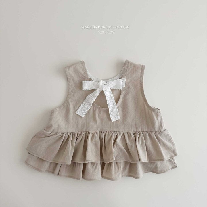 [PRE-ORDER] Ribbon Can Can Blouse