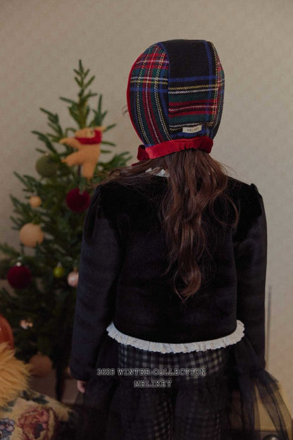 [PRE-ORDER] Christmas Check Bonnet