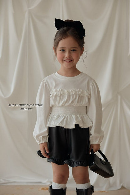 [PRE-ORDER] Smocking Frill T-Shirts