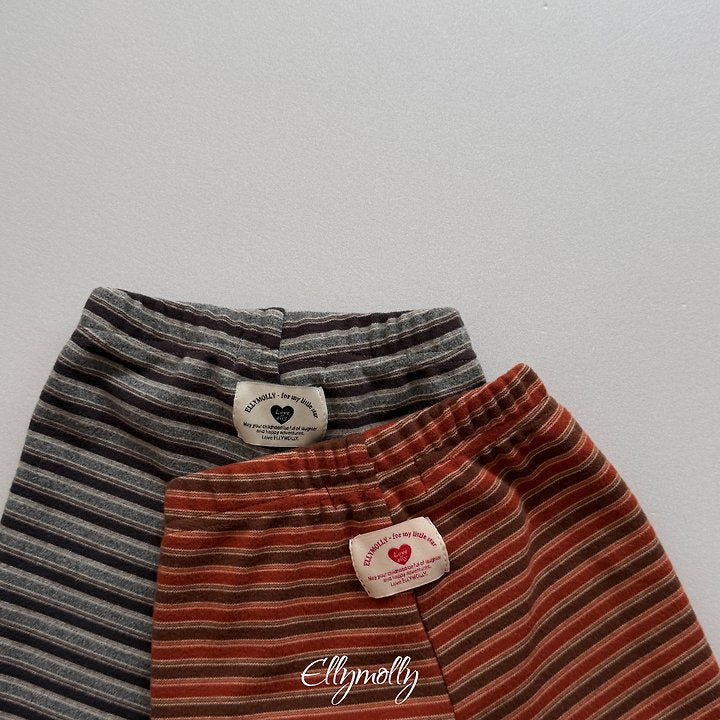 [PRE-ORDER] Latte Stripe Boot-Cut Pants