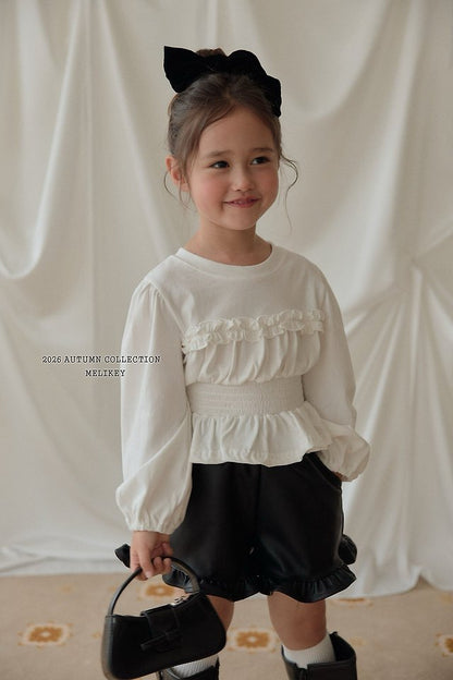 [PRE-ORDER] Smocking Frill T-Shirts