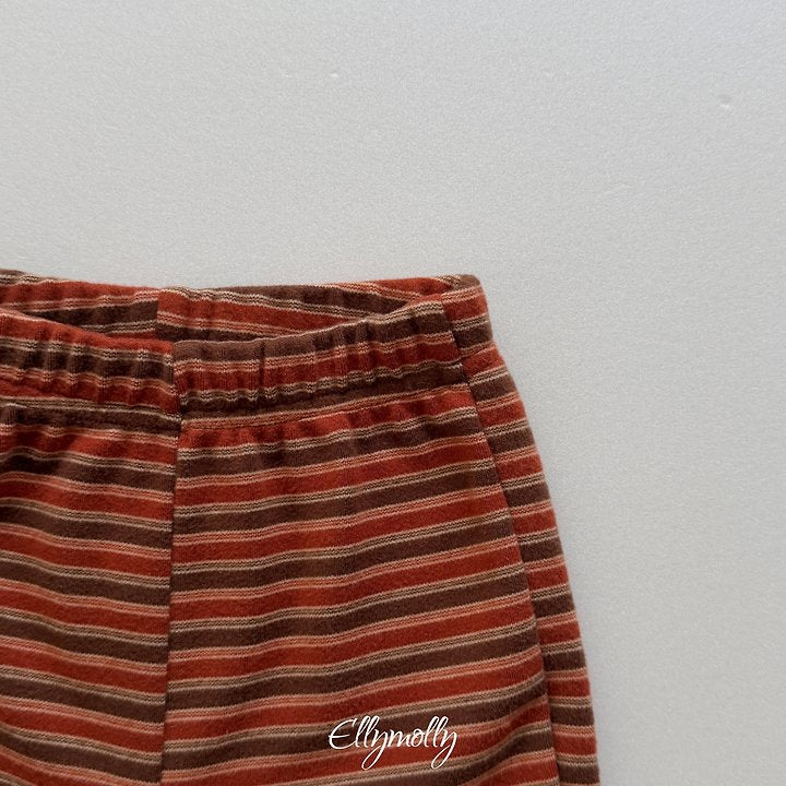 [PRE-ORDER] Latte Stripe Boot-Cut Pants