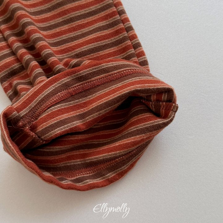 [PRE-ORDER] Latte Stripe Boot-Cut Pants