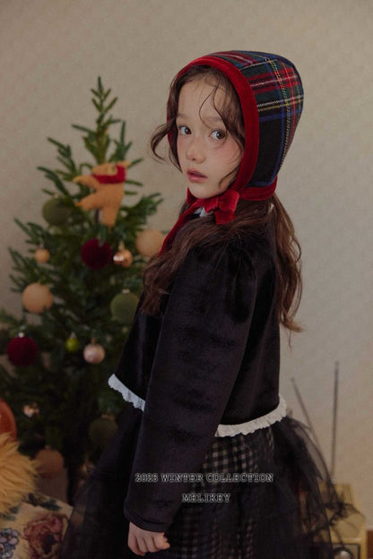 [PRE-ORDER] Christmas Check Bonnet