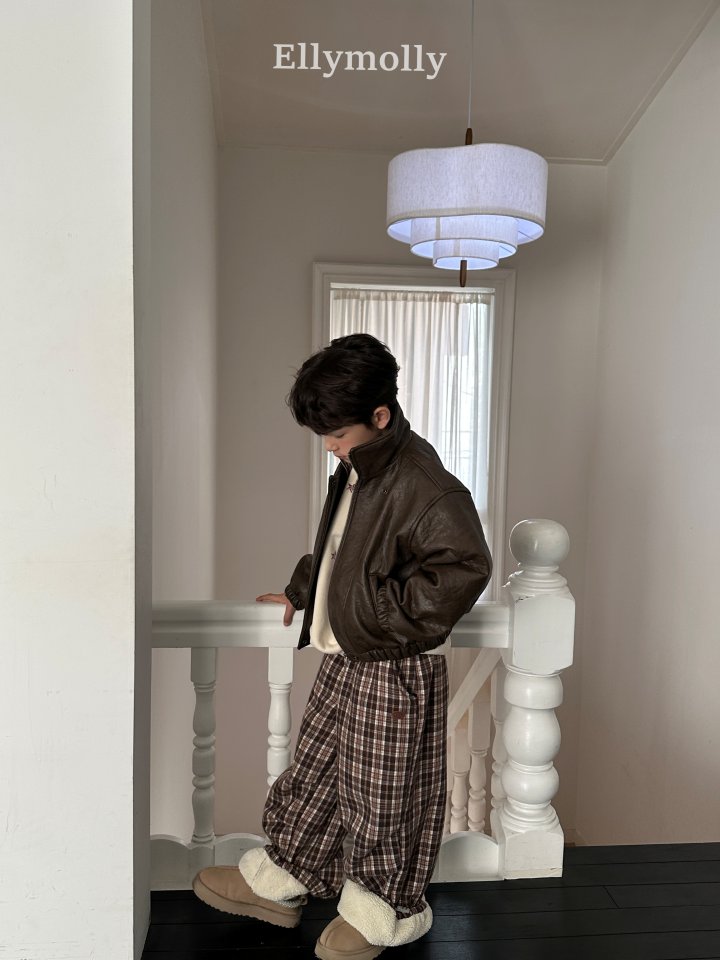[PRE-ORDER] Teddy Fur Check Pants
