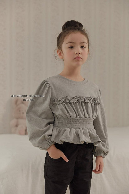 [PRE-ORDER] Smocking Frill T-Shirts