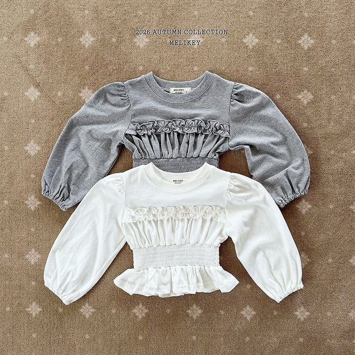 [PRE-ORDER] Smocking Frill T-Shirts