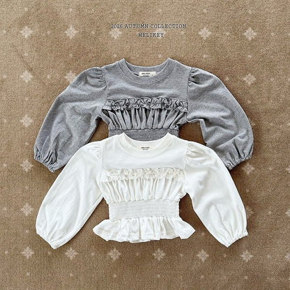 [PRE-ORDER] Smocking Frill T-Shirts