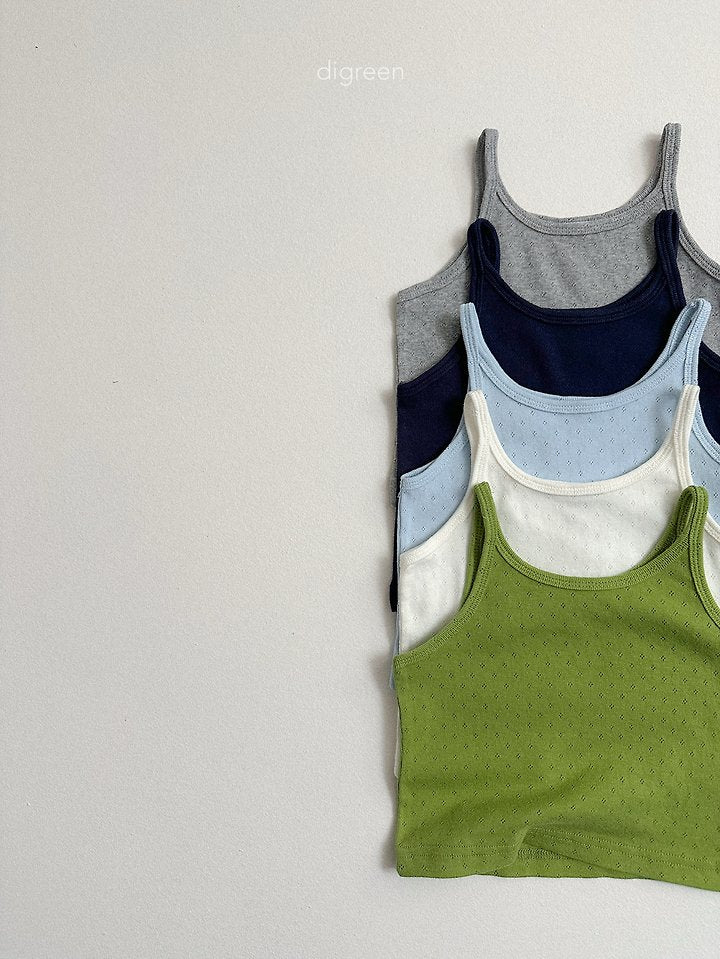 [PRE-ORDER] Eyelet Sleeveless T-Shirts