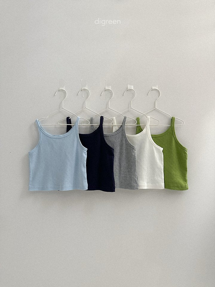 [PRE-ORDER] Eyelet Sleeveless T-Shirts