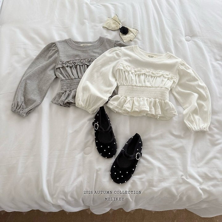 [PRE-ORDER] Smocking Frill T-Shirts