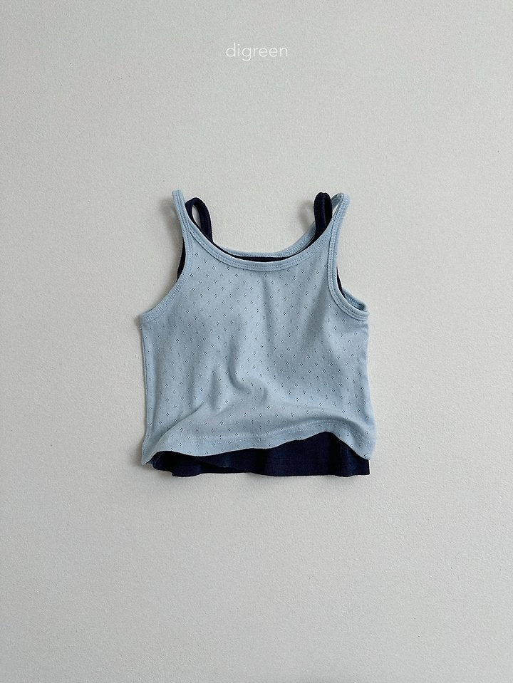 [PRE-ORDER] Eyelet Sleeveless T-Shirts