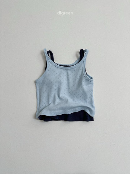 [PRE-ORDER] Eyelet Sleeveless T-Shirts