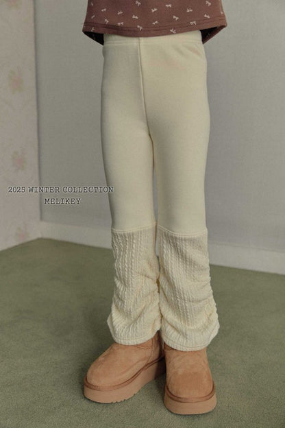 [PRE-ORDER] Big Ribbed Shirring Leggings