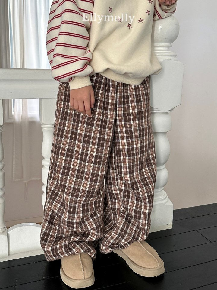 [PRE-ORDER] Teddy Fur Check Pants