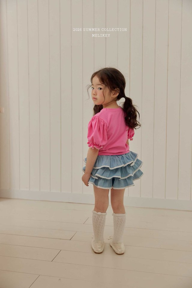 [PRE-ORDER] Lace Denim Can Can Skirts