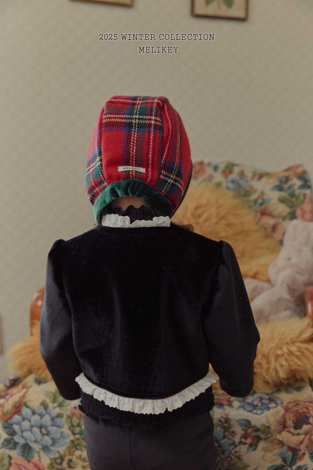 [PRE-ORDER] Christmas Check Bonnet