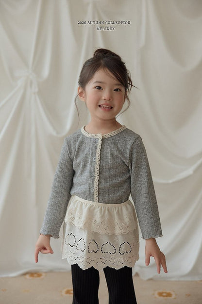 [PRE-ORDER] Natural Lace Cardigan