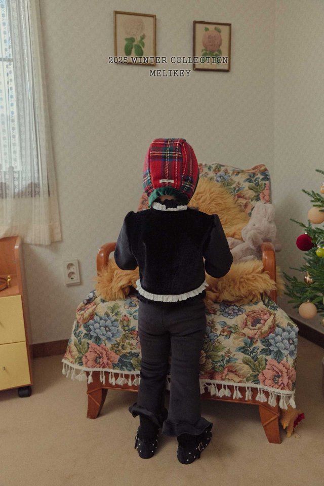 [PRE-ORDER] Christmas Check Bonnet