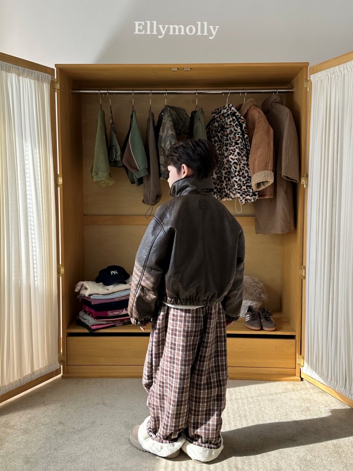 [PRE-ORDER] Teddy Fur Check Pants