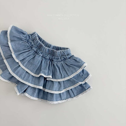 [PRE-ORDER] Lace Denim Can Can Skirts