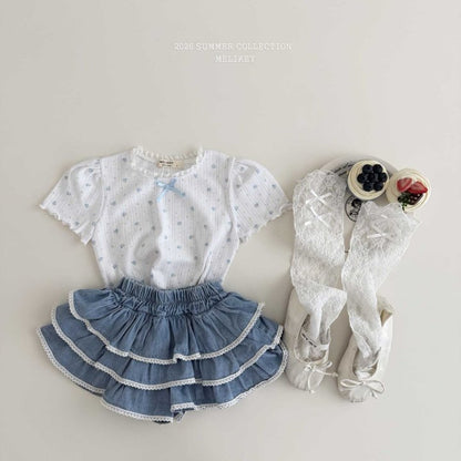 [PRE-ORDER] Lace Denim Can Can Skirts