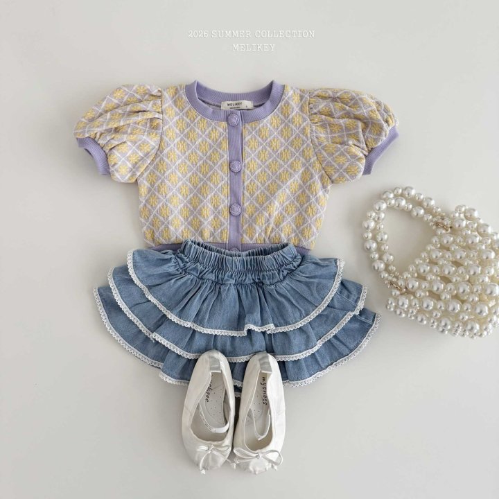 [PRE-ORDER] Lace Denim Can Can Skirts