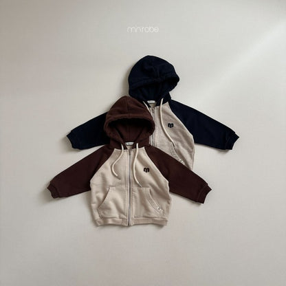 Lovei Hoodie Zip-Up Jacket [Brown/M(18-24m)]