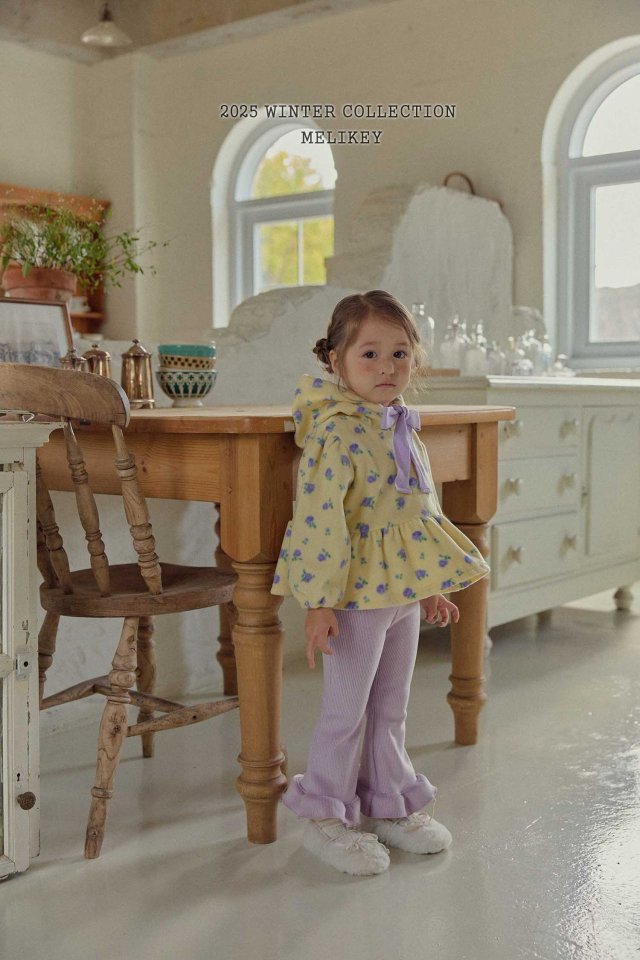 [PRE-ORDER] Mink Ribbed Frill Boot-Cut Pants