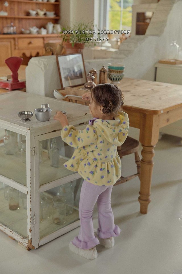 [PRE-ORDER] Mink Ribbed Frill Boot-Cut Pants