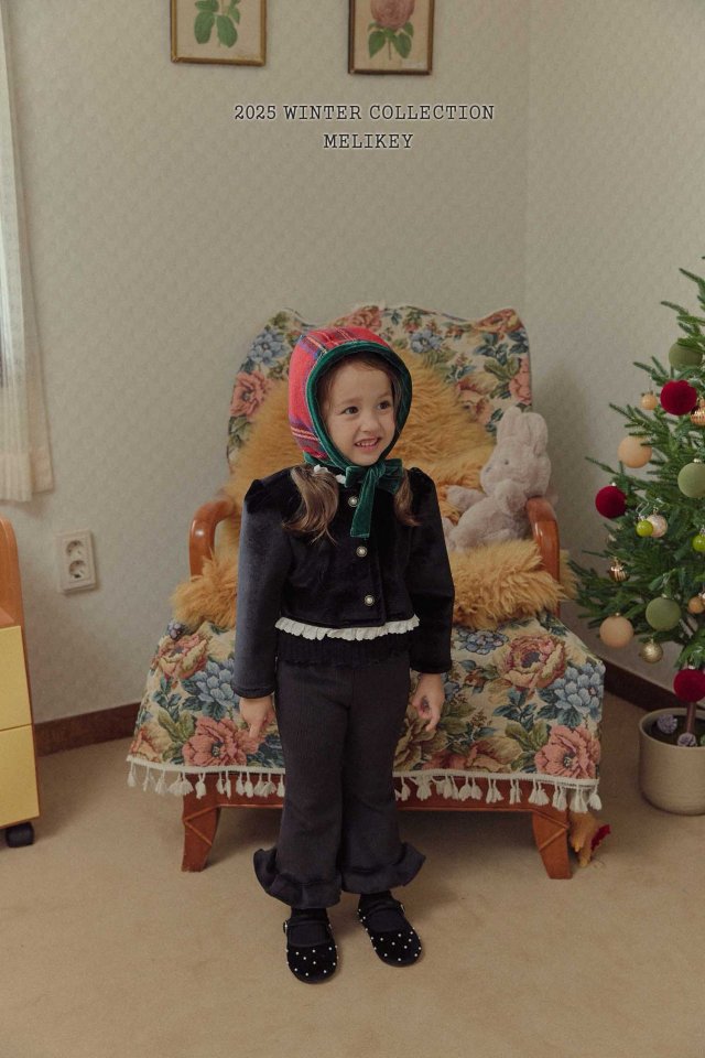 [PRE-ORDER] Mink Ribbed Frill Boot-Cut Pants