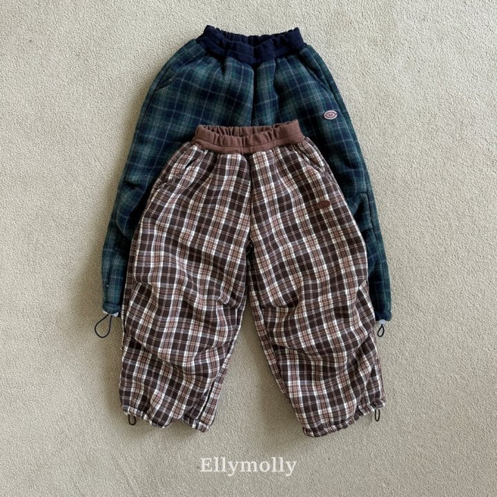 [PRE-ORDER] Teddy Fur Check Pants