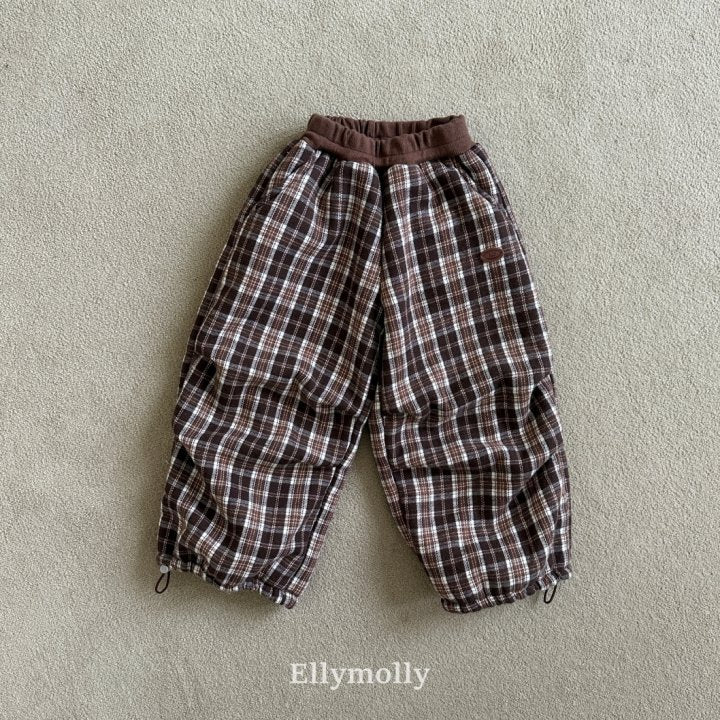 [PRE-ORDER] Teddy Fur Check Pants