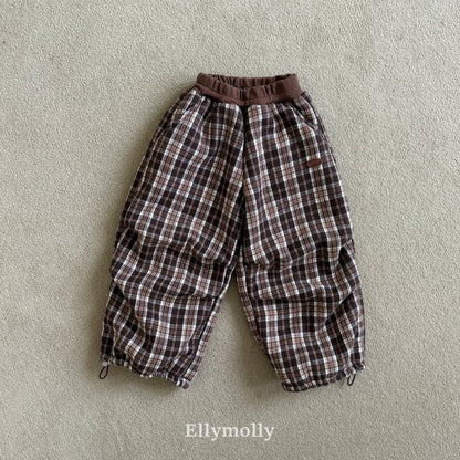 [PRE-ORDER] Teddy Fur Check Pants