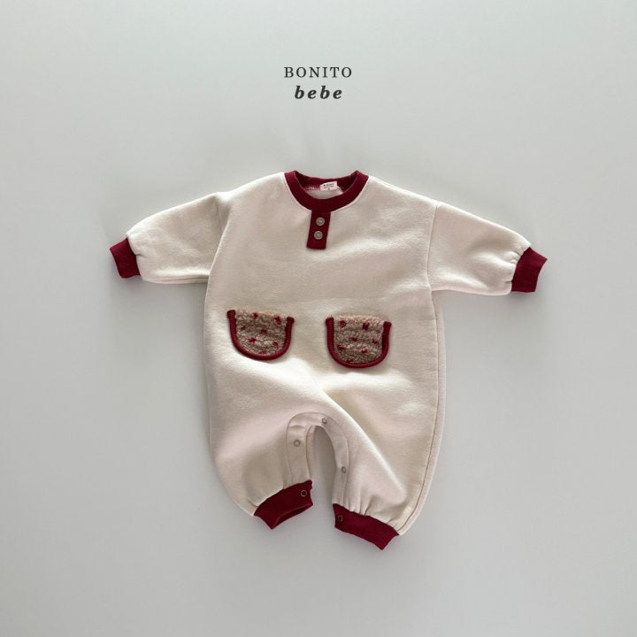 [PRE-ORDER] Color Block Two Pocket Body Suit