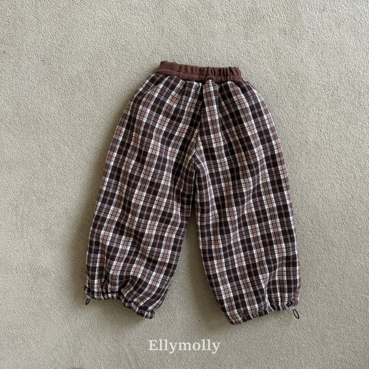 [PRE-ORDER] Teddy Fur Check Pants