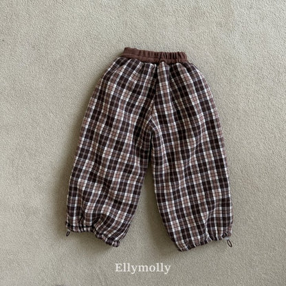 [PRE-ORDER] Teddy Fur Check Pants