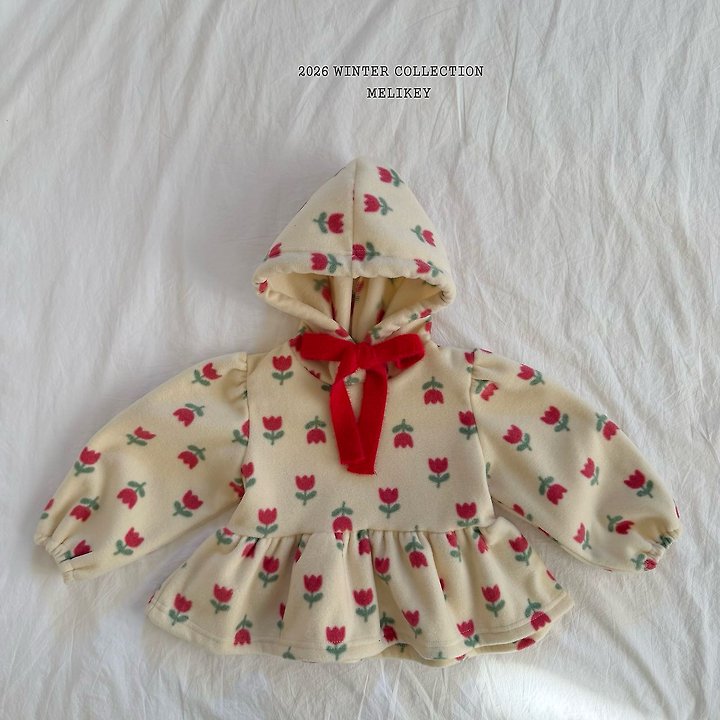 [PRE-ORDER] Floral Frill Hoodie Sweatshirts