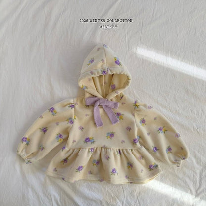 [PRE-ORDER] Floral Frill Hoodie Sweatshirts