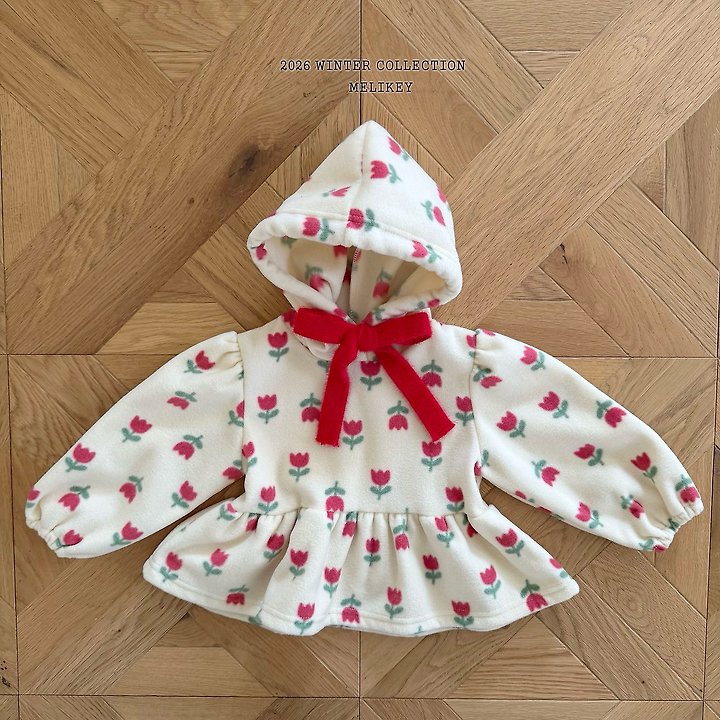 [PRE-ORDER] Floral Frill Hoodie Sweatshirts