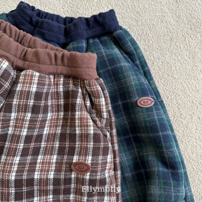 [PRE-ORDER] Teddy Fur Check Pants