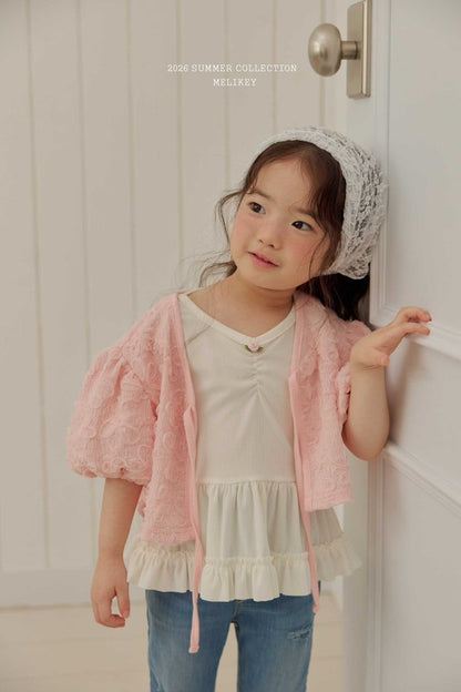 [PRE-ORDER] Rose Frill Sleeveless T-Shirts