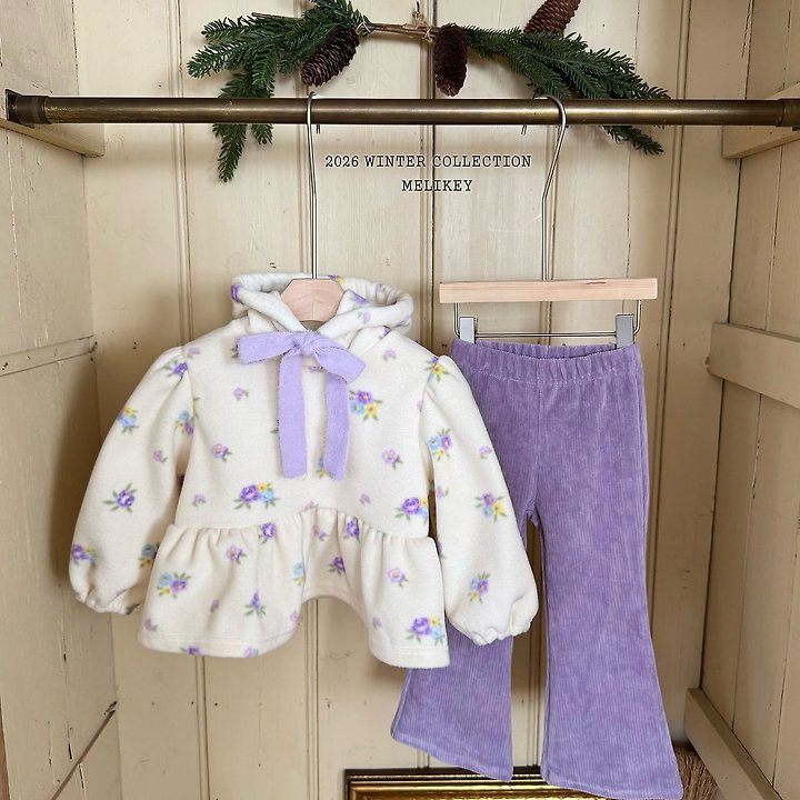 [PRE-ORDER] Floral Frill Hoodie Sweatshirts