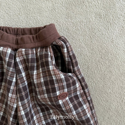 [PRE-ORDER] Teddy Fur Check Pants