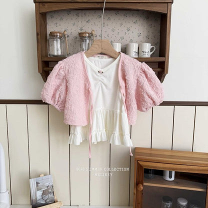 [PRE-ORDER] Rose Frill Sleeveless T-Shirts