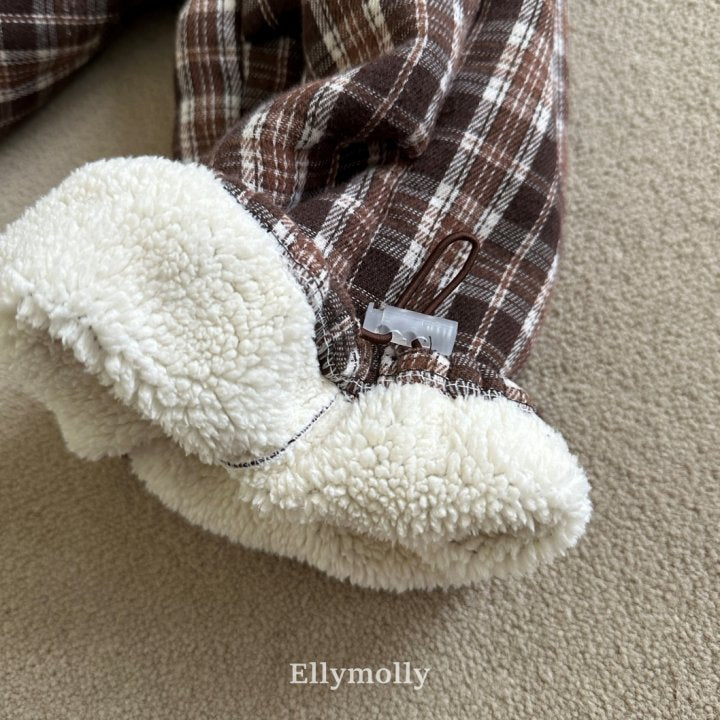 [PRE-ORDER] Teddy Fur Check Pants